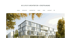 Desktop Screenshot of meurer-architekten.com